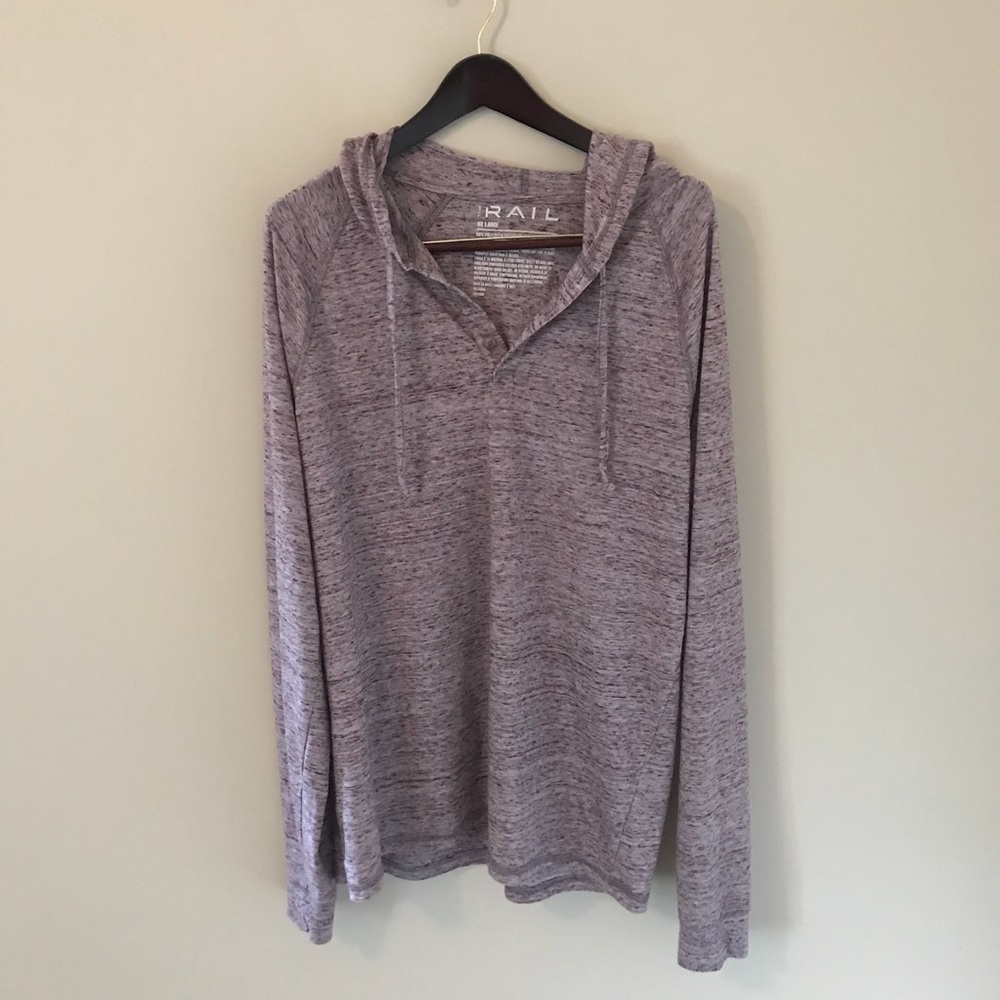 Rail shirt hoodie